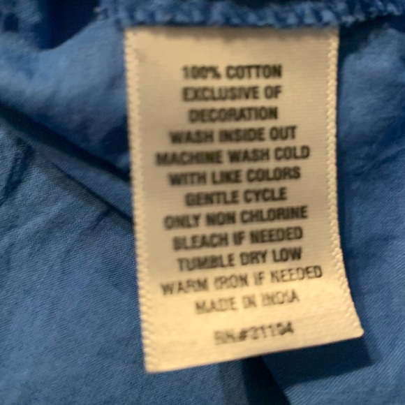 Crown & Ivy Floral Blue Maxi Dress - Picture 16 of 16